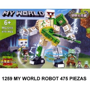MY WORLD ROBOT 475 PIEZAS MG1259 - F4-