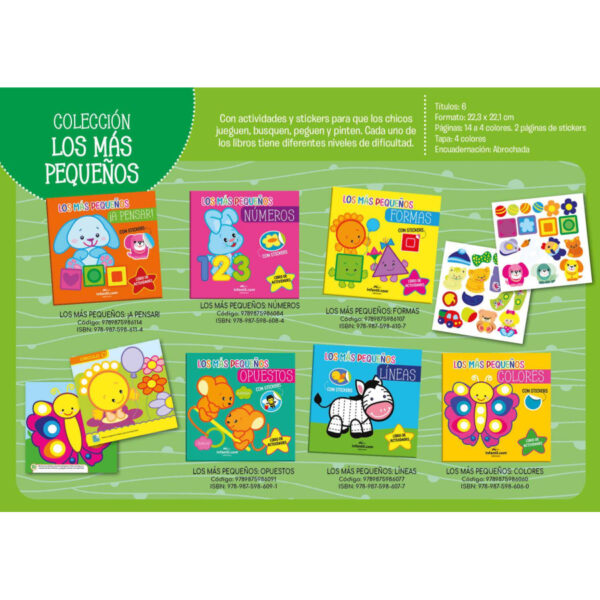 COLECCION LOS MAS PEQUEÑOS - PRECIO X 6 TITULOS