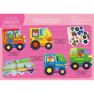 COLECCION CONSTRUYE TU VEHICULO - PRECIO X 4 TITULOS