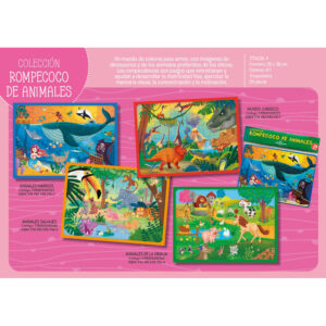 COLECCION ROMPECOCOS DE ANIMALES - PRECIO X 4 TITULOS