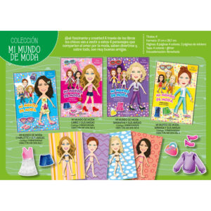 COLECCION MI MUNDO DE MODA - PRECIO X 4 TITULOS