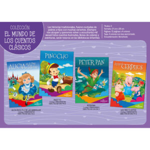 COLECCION EL MUNDO DE LOS CUENTOS CLASICOS X 4 TITULOS