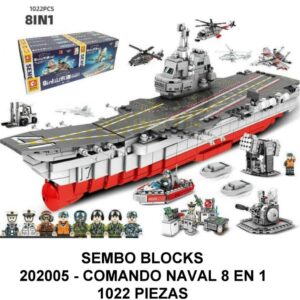 COMANDO NAVAL 8 EN 1 - TOTAL 1022 PIEZAS - E5