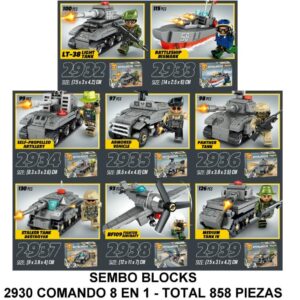 SET SURVIVAL WARFIRE 8 EN 1 - TOTAL 858 PIEZAS - F2