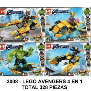 AVENGERS 3008 X 4 - 328 PIEZAS - A2