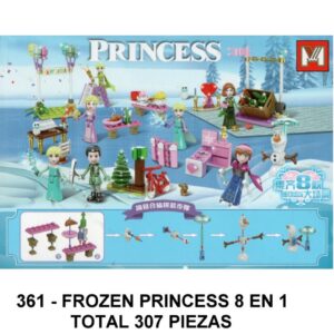 FROZEN 8 EN 1 - TOTAL 307 PIEZAS - C3