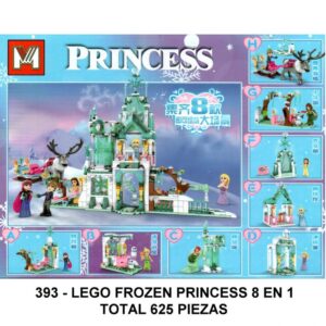FROZEN PRINCESS 8 EN 1 - TOTAL 625 PIEZAS - C3