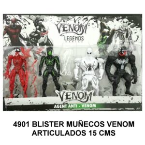 BLISTER VENOM ARTICULADOS 15 CMS - H1