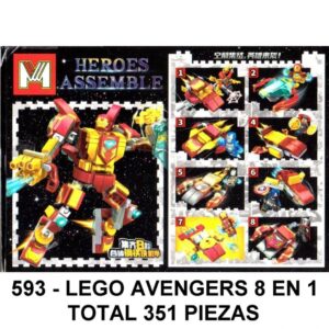 AVENGERS 8 EN 1 - 351 PIEZAS - A3