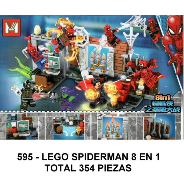 SPIDERMAN 8 EN 1 - 354 PIEZAS - B2