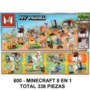MY WORLD 8 EN 1 - TOTAL 338 PIEZAS
