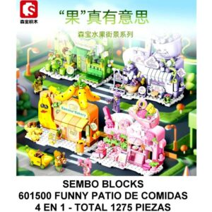 FUNNY PATIO DE COMIDAS 4 EN 1 - TOTAL 1275 PIEZAS - G2