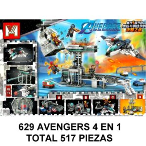 AVENGERS 4 EN 1 - TOTAL 517 PIEZAS - B2