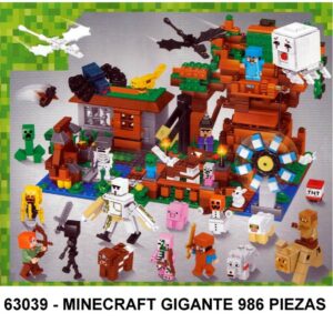 MINECRAFT GIGANTE 986 PIEZAS