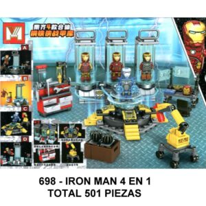 IRON MAN 4 EN 1 - TOTAL 501 PIEZAS