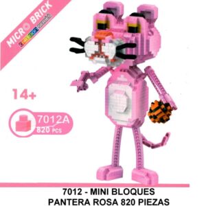 MINI BLOQUES PANTERA ROSA 820 PIEZAS. PRECIO POR UNIDAD
