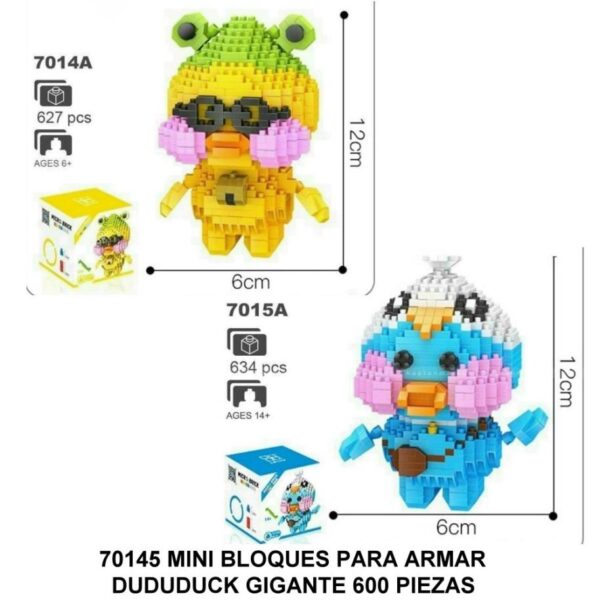 DUDUDUCK LINEA PREMIUM 627 PIEZAS. PRECIO X UNIDAD
