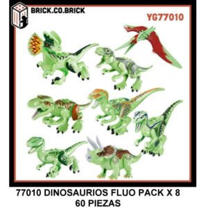 DINOSAURIOS FLUO 8 MODELOS - G3