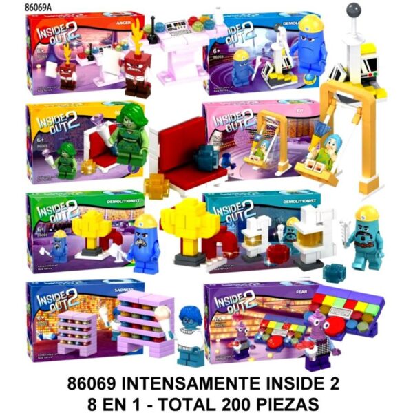 INTENSAMENTE 8 EN 1 - TOTAL 200 PIEZAS - G5
