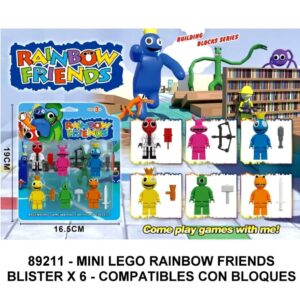 MINI LEGO MUÑECOS RAINBOW FRIENDS BLISTER X 6 - C2