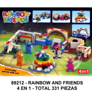 RAINBOW FRIENDS 4 EN 1 - TOTAL 331 PIEZAS - C2