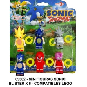 SONIC MINI LEGO BLISTER X 6 - BC4