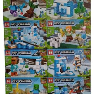 Minecraft 8 En 1 - Total 354 Piezas - Mg1201