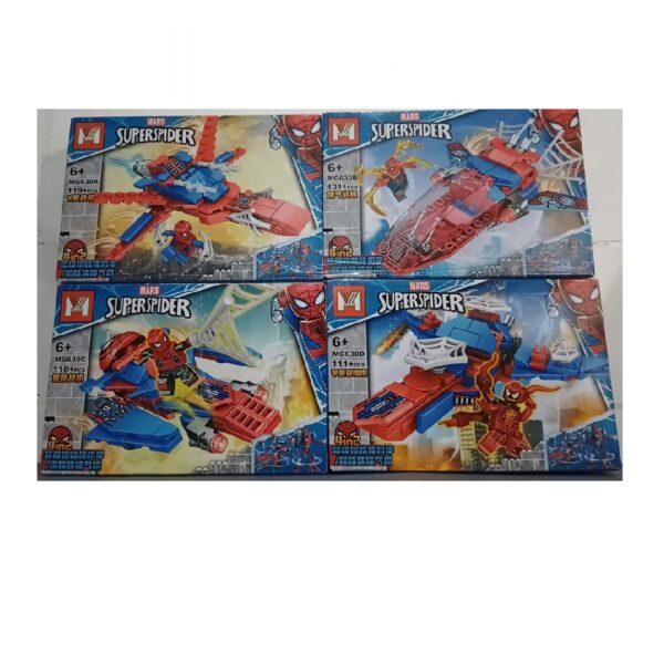 SPIDERMAN 4 EN 1 - TOTAL 471 PIEZAS - B2