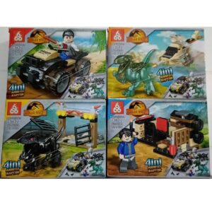 DINOSAURIOS 4 EN 1 - TOTAL 278 PIEZAS - G3