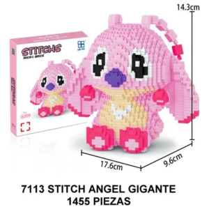MINI BLOQUES STITCH ANGEL GIGANTE 1455 PIEZAS