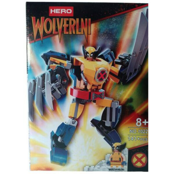 TRANSFORMERS X-MEN WOLVERINE 141 PIEZAS