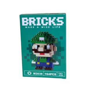 LUIGI (MARIO BROSS) MAKE A WISE LIFE 164 PIEZAS