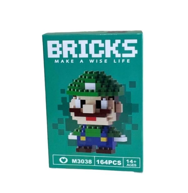 LUIGI (MARIO BROSS) MAKE A WISE LIFE 164 PIEZAS