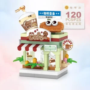 COFFEE STORE MOCRO BRICKS 120 PIEZAS