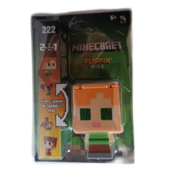 MINECRAFT FLIPPIN FIGS 2 EN 1