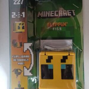 MINECRAFT FLIPPIN FIGS 2 EN 1 ABEJA