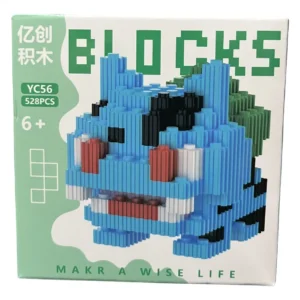 Minibloques Pokemon - Bulbasaur - 528 PIEZAS