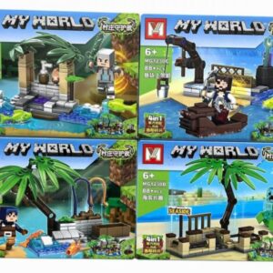 MINECRAFT MY WORLD 4 EN 1 - TOTAL 352 PIEZAS  MG 1230- F5-