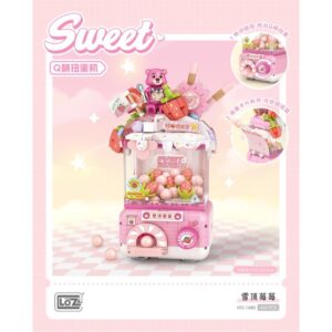 MINI BRICKS VENDING MACHINE LOTSO FRUTILLA 444 PIEZAS