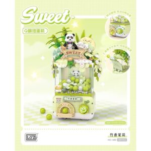 MINI BRICKS VENDING MACHINE PANDA MELON 409 PIEZAS