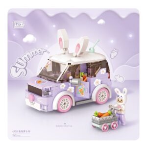 MINI BRICKS CUTE CAR RABBIT 242 PIEZAS