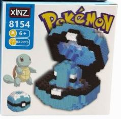 POKEMON SQUIRTLE POKEBOLA 612 PIEZAS - 8154-