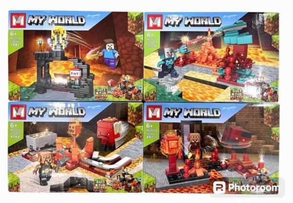 MY WORLD 4 EN 1 – TOTAL 508 PIEZAS - MG 825 - F4-