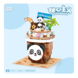 MICRO BRICK PANDA COFFEE 380 PIEZAS