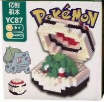 POKEMON BULBASAUR POKEBOLA 640 PIEZAS - YC87 -