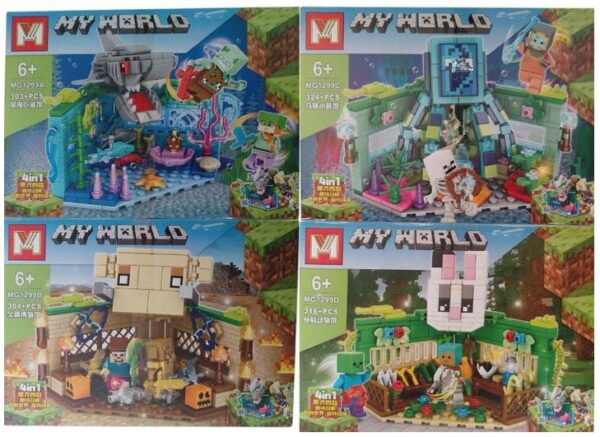 MY WORLD 4 EN 1 1247 PIEZAS - MG1299 -