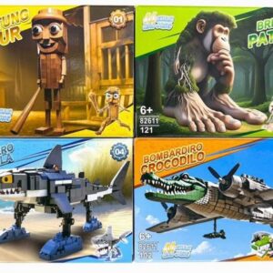 Brainrots set x 4 - 444 piezas - 82611