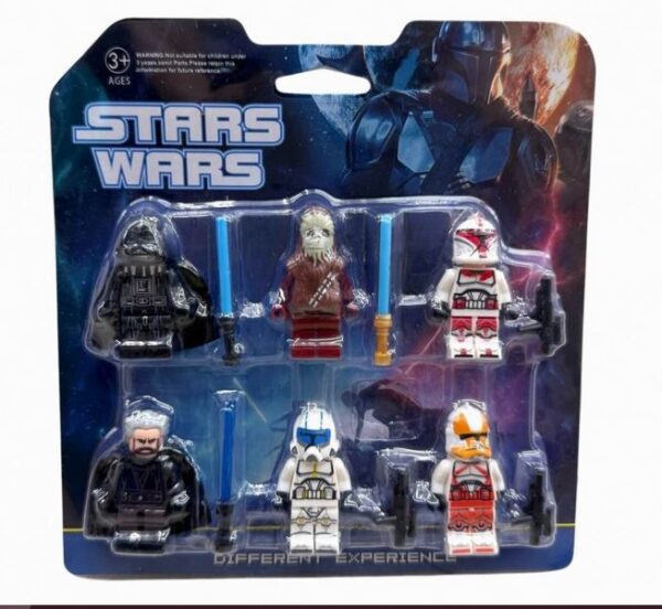 MINI LEGO MUÑECOS STAR WARS BLISTER X 6 - 226407 -A2-