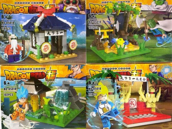 DRAGON BALL SET X 4 - 433 piezas -