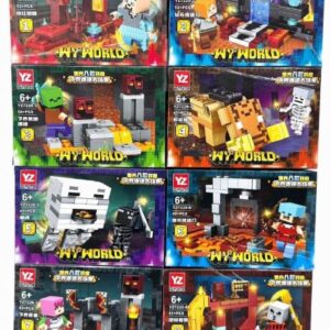 MINECRAFT SET X 8 - 403 PIEZAS -
